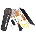 Kit de Badminton Vollo VB004 - 9 Peças LARANJA