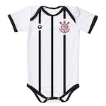 Body Torcida Baby Corinthians 033 Xs - Infantil BRANCO