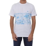 Camiseta Quiksilver Panel Mystic - Masculina BRANCO