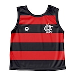 Camiseta Regata Torcida Baby Flamengo 251 R - Infantil Vermelho/Preto