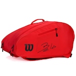 Raqueteira Wilson ESP Padel Bela Super Tour X6 VERMELHO