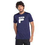 Camiseta Fila DNA II - Masculina AZUL ESC/BRANCO