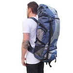 Mochila Clio Impermeável Viagem - 70 Litros AZUL