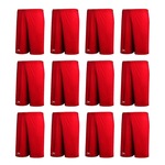 Kit Calção Penalty X com 12 Unidades - Masculino VERMELHO