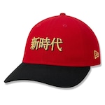 Boné Aba Curva New Era 940 UN ST China Vibe Chinese NE SCA - Snapback - Adulto VERMELHO