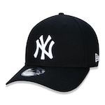 Boné Aba Curva New Era 940 Sn New York Yankees - Snapback - Adulto PRETO/BRANCO