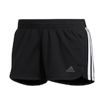 Short adidas Pacer 3-Stripes - Feminino PRETO