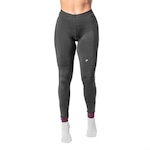 Calça Ciclismo Poker Magic Acolchoada - Feminina PRETO/ROXO