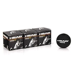 Bola de Squash Head Prime - Pack com 3 Unidades PRETO