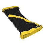 Rede de Beach Tennis Master Lazer Fio 1mm Seda Malha 4x4 com 4 Faixas AMARELO