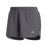 Shorts adidas Running - Feminino CINZA ESCURO