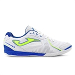 Chuteira Futsal Joma Dribling - Adulto BRANCO/AZUL