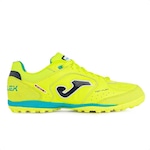 Chuteira Society Joma Top Flex Masc VERDE ESC/AZUL