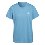 Camiseta adidas Small Logo HE6752 - Feminina AZUL CLARO