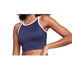 Top Fitness Fila Halo II com Bojo Removível - Feminino AZUL/VERDE CLA