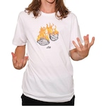 Camiseta Lost Frame Oversize - Masculina BRANCO