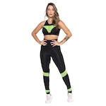 Conjunto Fristyle Fitness Academia - Feminino PRETO