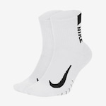 Meias Cano Médio Nike Multiplier - Adulto BRANCO