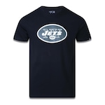 Camiseta New Era Plus Size New York Jets NFL - Masculino PRETO