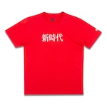 Camiseta New Era Golden Culture - Feminina VERMELHO