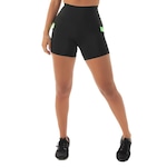 Short Fristyle Fitness Com Bolso Academia - Feminino PRETO