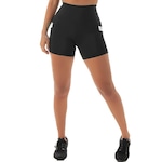 Short Fristyle Fitness Com Bolso Academia - Feminino PRETO