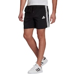 Shorts adidas Aeroready Essentials Chelsea 3S - Masculino PRETO/BRANCO