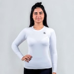 Camisa Térmica Esporte Legal Luar Manga Longa - Feminina BRANCO