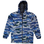 Casaco Jaqueta Oakley Windbreaker Camuflado AZUL