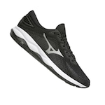 Tênis Mizuno Wave Way 2 - Masculino PRETO/PRATA