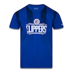 Camiseta New Era Los Angeles Clippers NBA Soccer Style - Masculina AZUL ESCURO