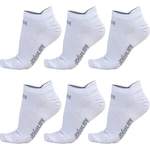 Kit Meia Invisível Hupi Casual com 06 Pares - 34 a 38 - Unissex BRANCO