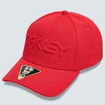 Boné Aba Curva Oakley 6 Panel Stretch Hat Embossed - Fechado - Adulto VERMELHO