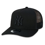 Boné Aba Curva New Era New York Yankees 940 A Frame Core Basic - Snapback - Adulto PRETO