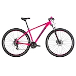 Bicicleta MTB Groove Indie 50 HD - Aro 29 - Freio a Disco - 24v - Adulto ROSA/PRETO