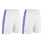 Kit de Calção Elite Essential Oreste Granillo - Masculino - 2 unidades BRANCO/AZUL