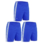 Kit de Calção Elite Essential Oreste Granillo - Masculino - 3 unidades AZUL/BRANCO