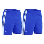 Kit de Calção Elite Essential Oreste Granillo - Masculino - 2 unidades AZUL/BRANCO