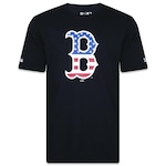 Camiseta New Era Boston Red Sox Mlb Usa - Masculina PRETO