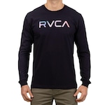 Camiseta Manga Longa RVCA Big Fills - Masculina PRETO