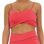 Top Fitness com Bojo Alto Giro Botsuana - Feminino ROSA ESCURO