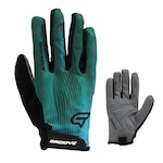 Luvas de Ciclismo Groove Gr1 Full Finger - Adulto VERDE/PRETO