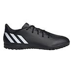 Chuteira adidas Predator 22 4 - Adulto PRETO/BRANCO