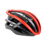 Capacete para Bike Ciclismo Absolute Prime - Adulto PRETO/VERMELHO