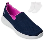 Tênis Skechers Go Walk Joy + Meia SK22-1560 - Feminino AZUL ESC/ROXO