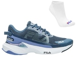 Tênis Fila Recovery + 1 Par de Meias Olympikus - Feminino AZUL ESC/ROXO