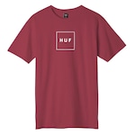 Camiseta Huf Essentials Box Logo - Masculina VERMELHO