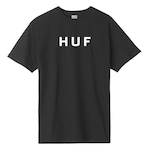 Camiseta Huf Essentials Og Logo - Masculina PRETO