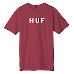 Camiseta Huf Essentials Og Logo - Masculina VERMELHO