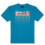 Camiseta Huf Fractal - Masculina AZUL